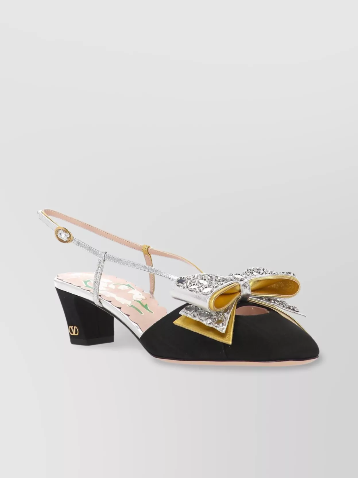 Valentino Bowow T. 45 Mid Heel Pumps
