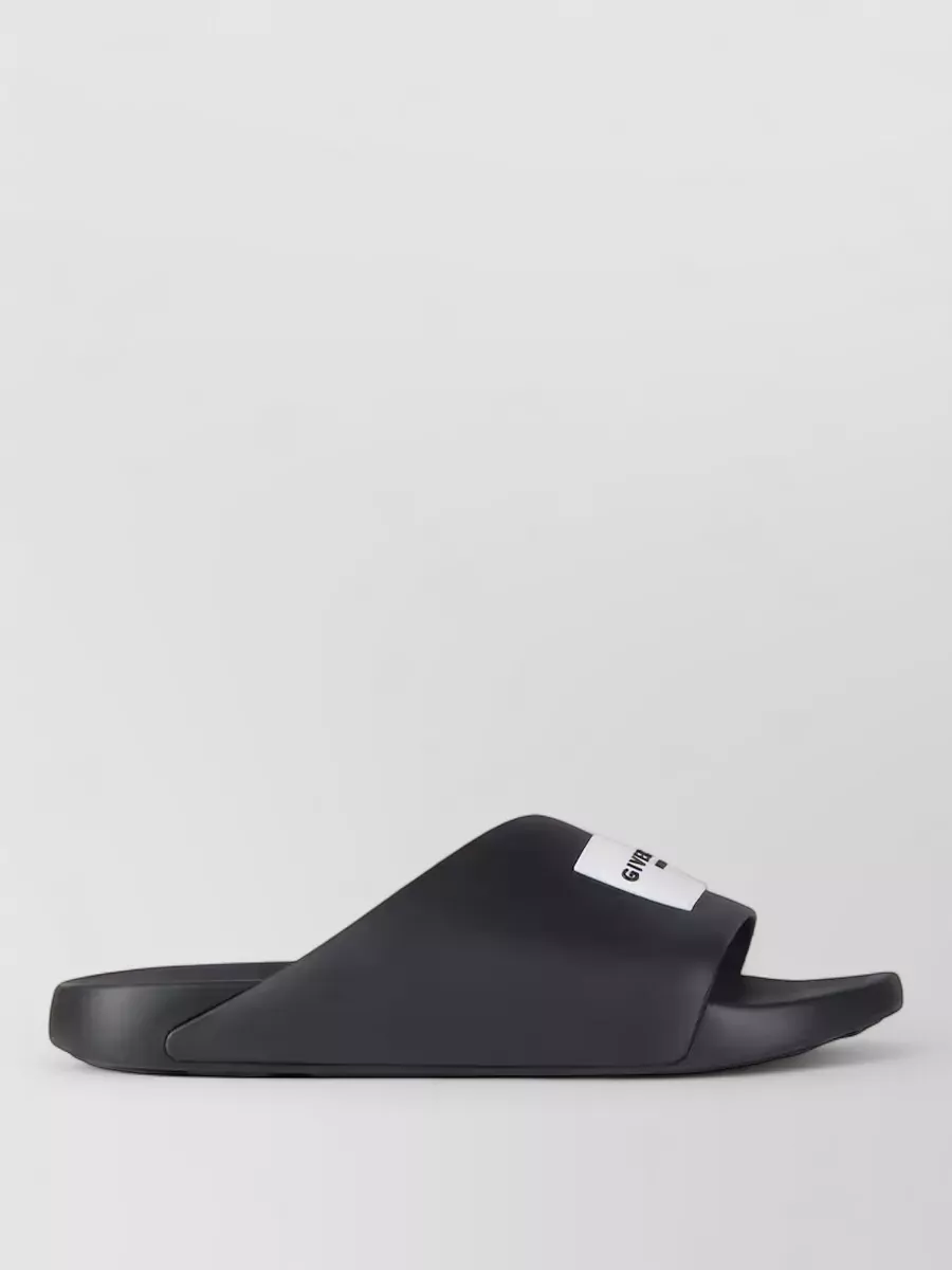 Givenchy Slide Flat Sandal Embossed Sole Open Toe