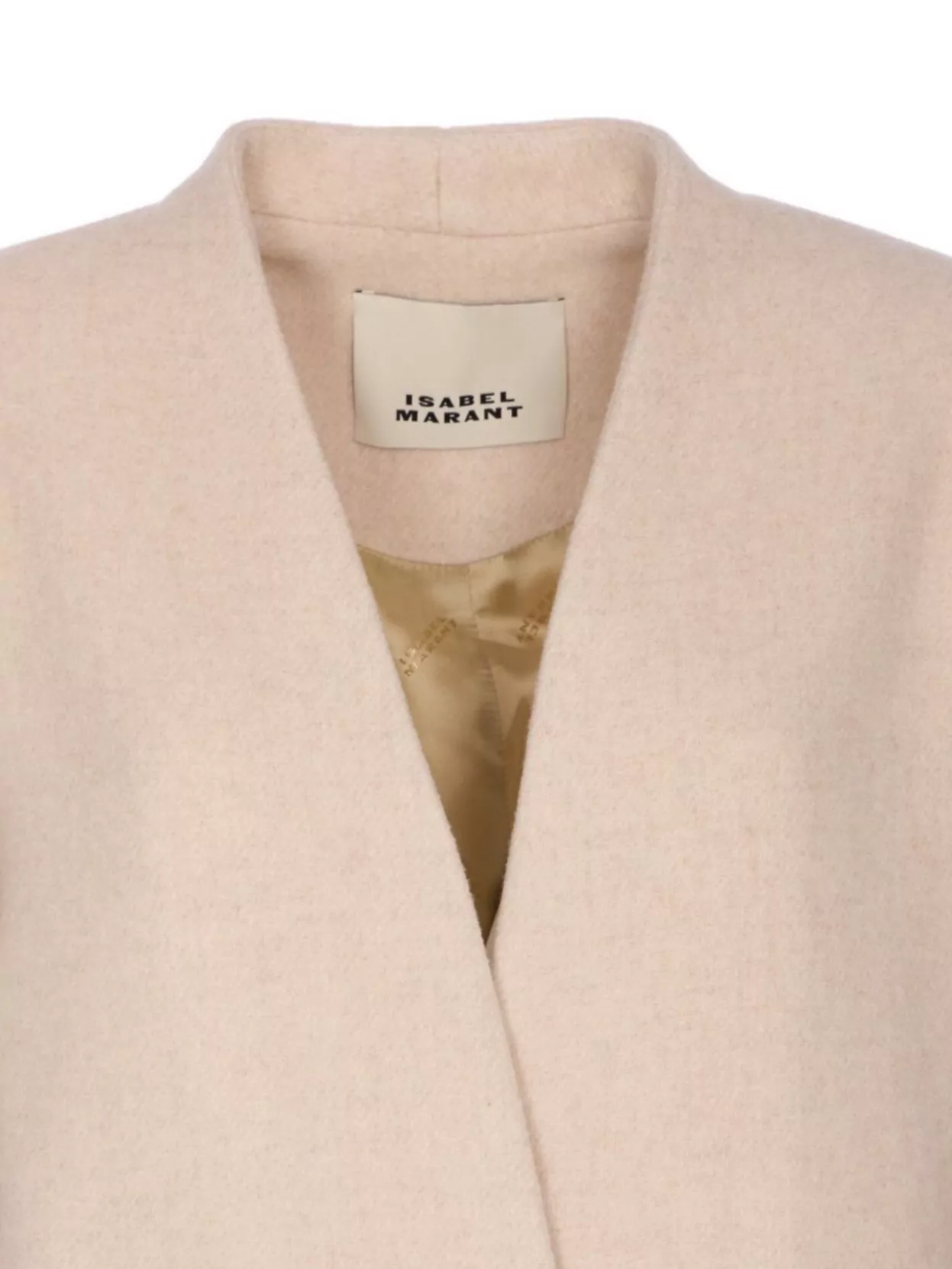 Isabel Marant Etoile Longline V-Neck Coat Pockets