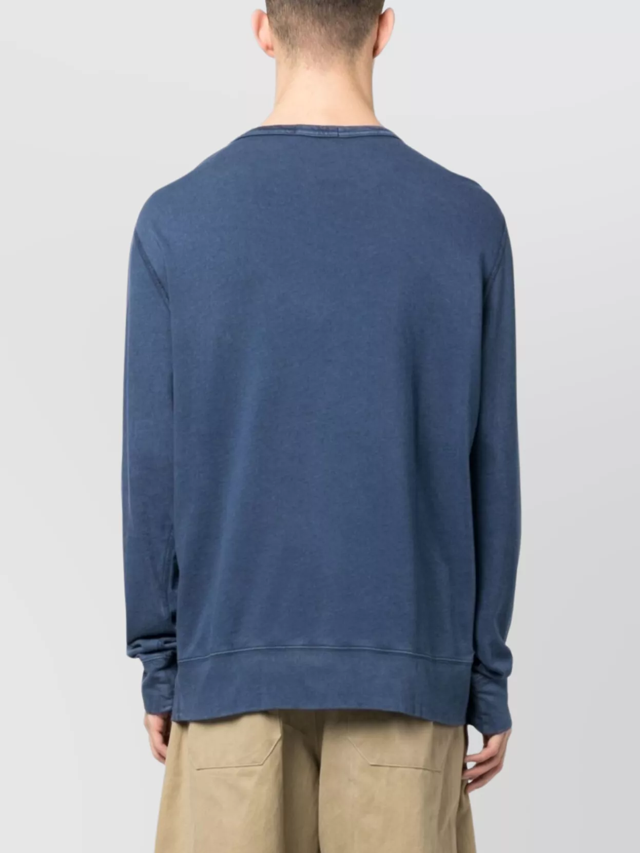 Ralph Lauren Embroidered Logo Crewneck Cotton Sweatshirt