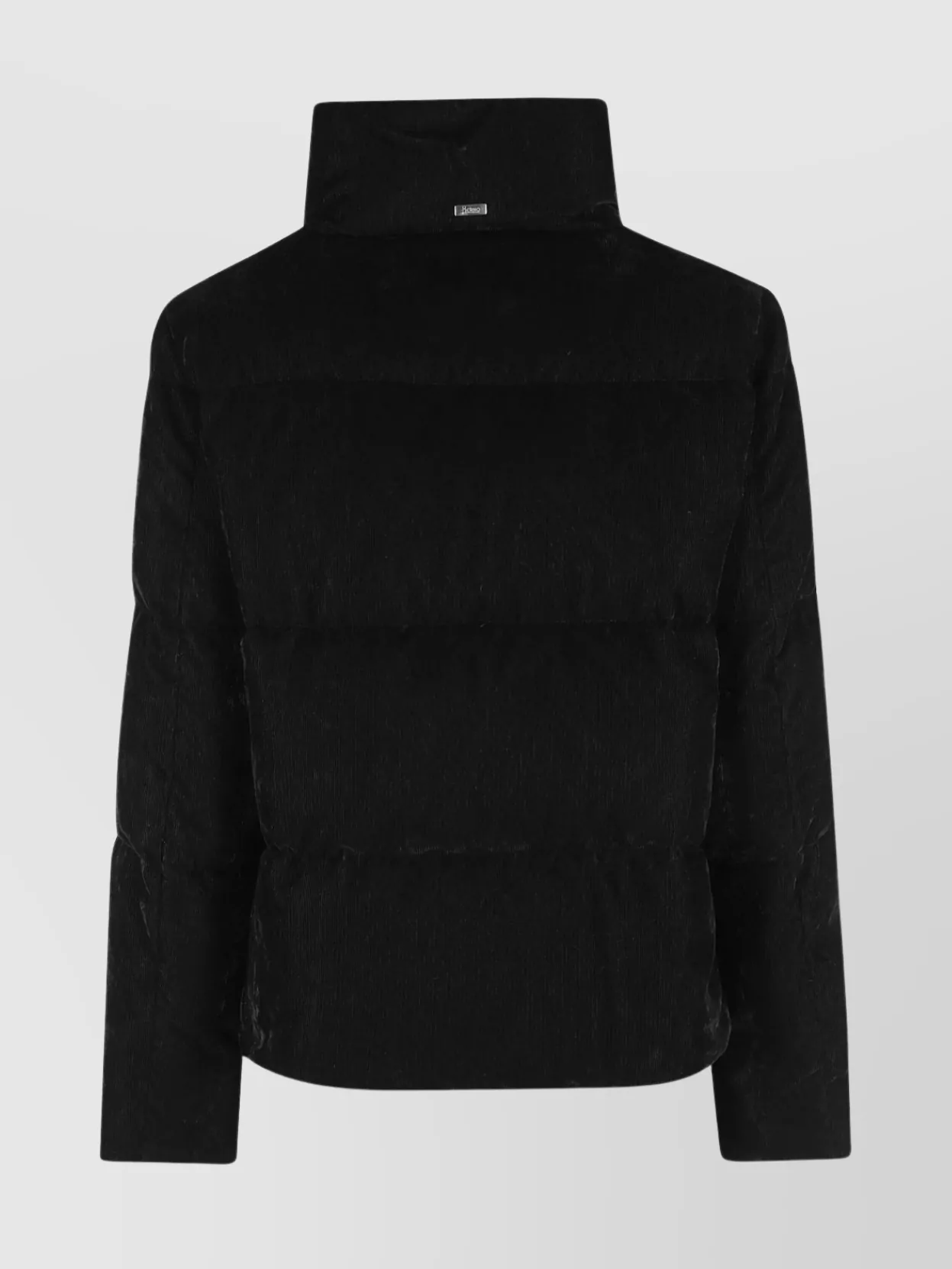 Herno Short Velvet Puffer Coat