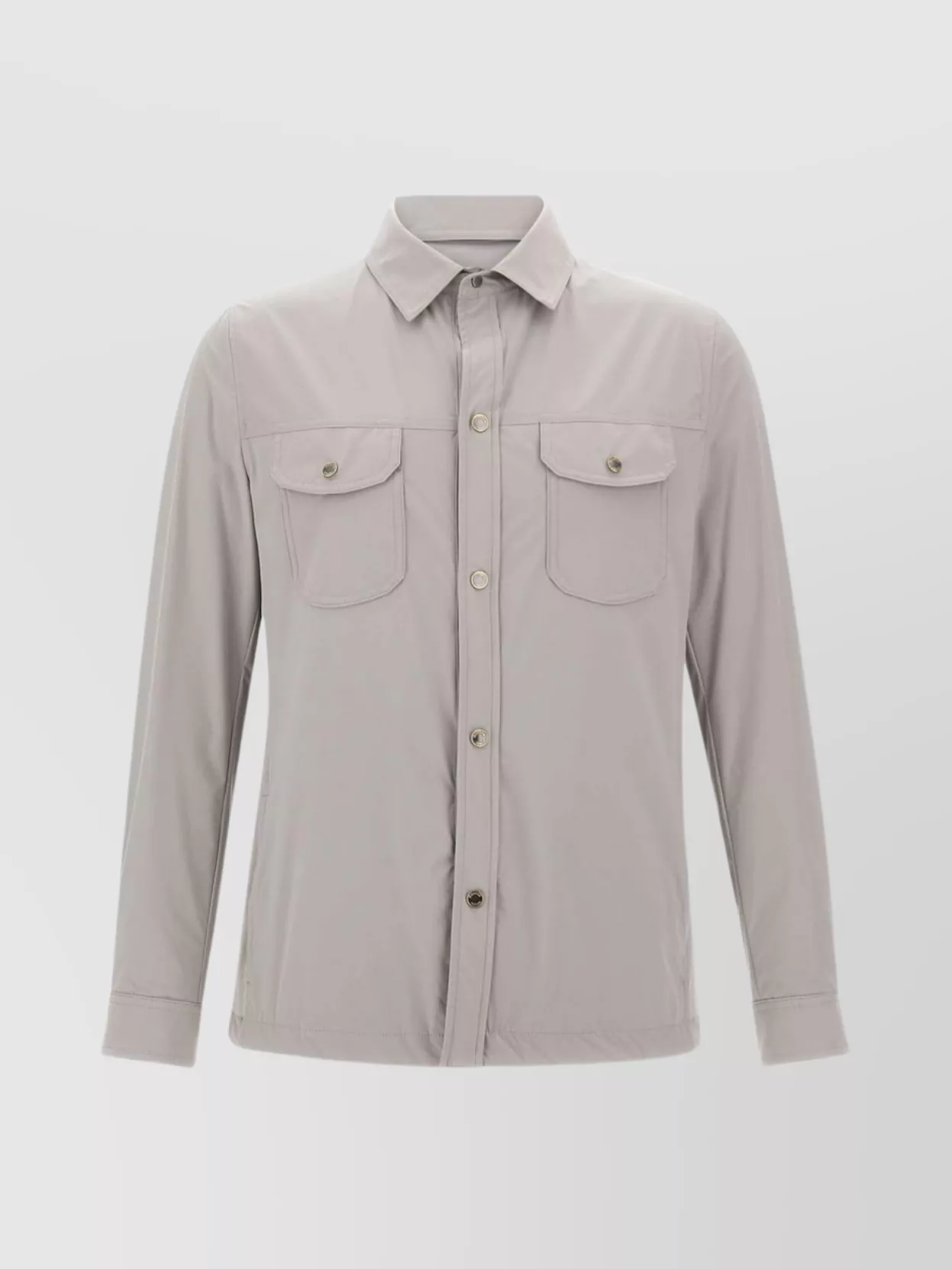 Shop Moorer Buttoned Cuffs French Band Collar Jacket