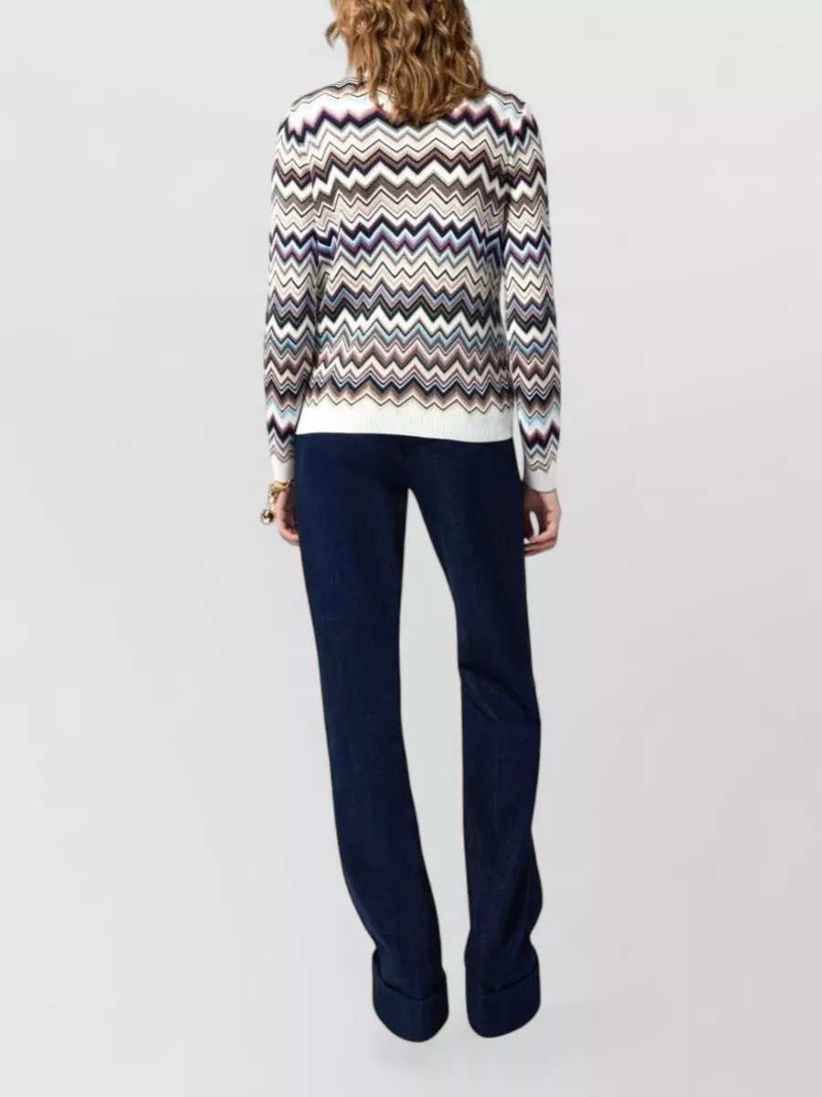 Missoni Wool Zigzag Turtleneck Sweater