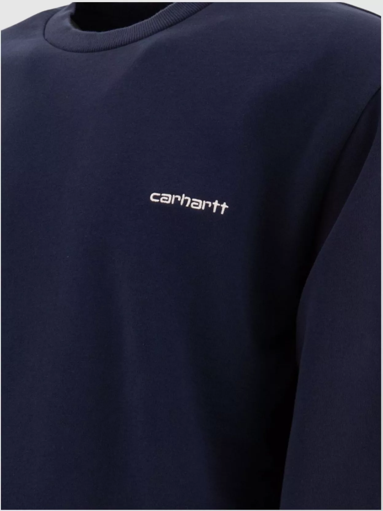 Carhartt Script Embroidery Sweatshirts Blue