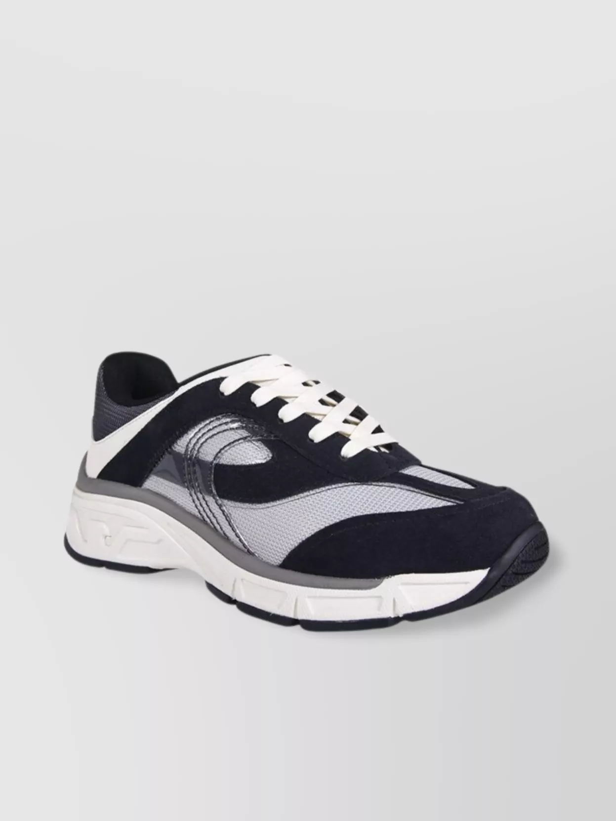 Emporio Armani Logo print lace-up sneakers | The Fashion Square
