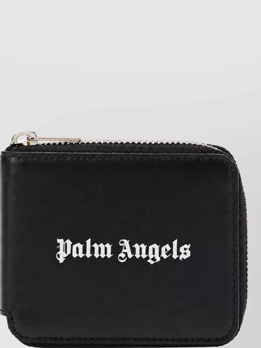 Palm Angels zip around wallet