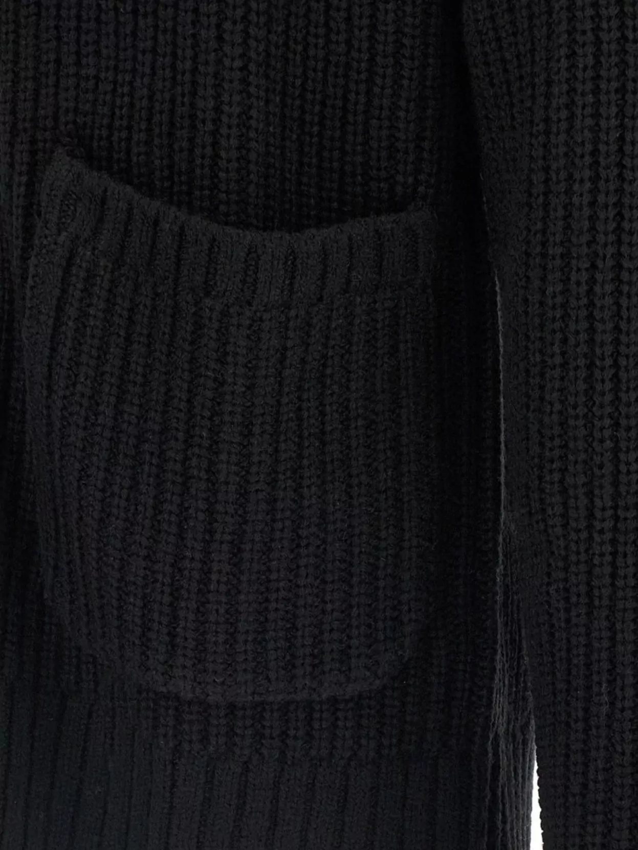 Carhartt Knit Jacket With Chest And Front Pockets In Black