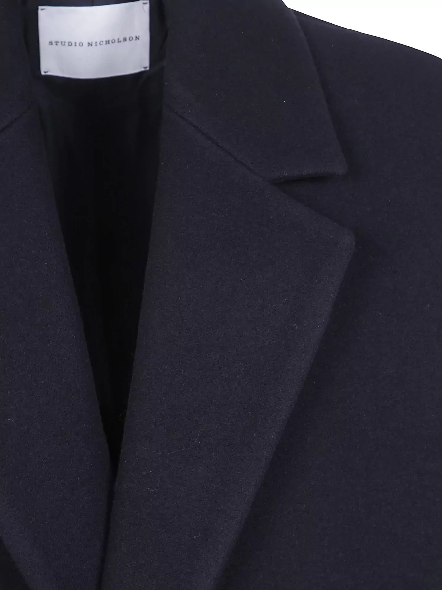 Studio Nicholson Cashmere Wool Single-Breasted Coat