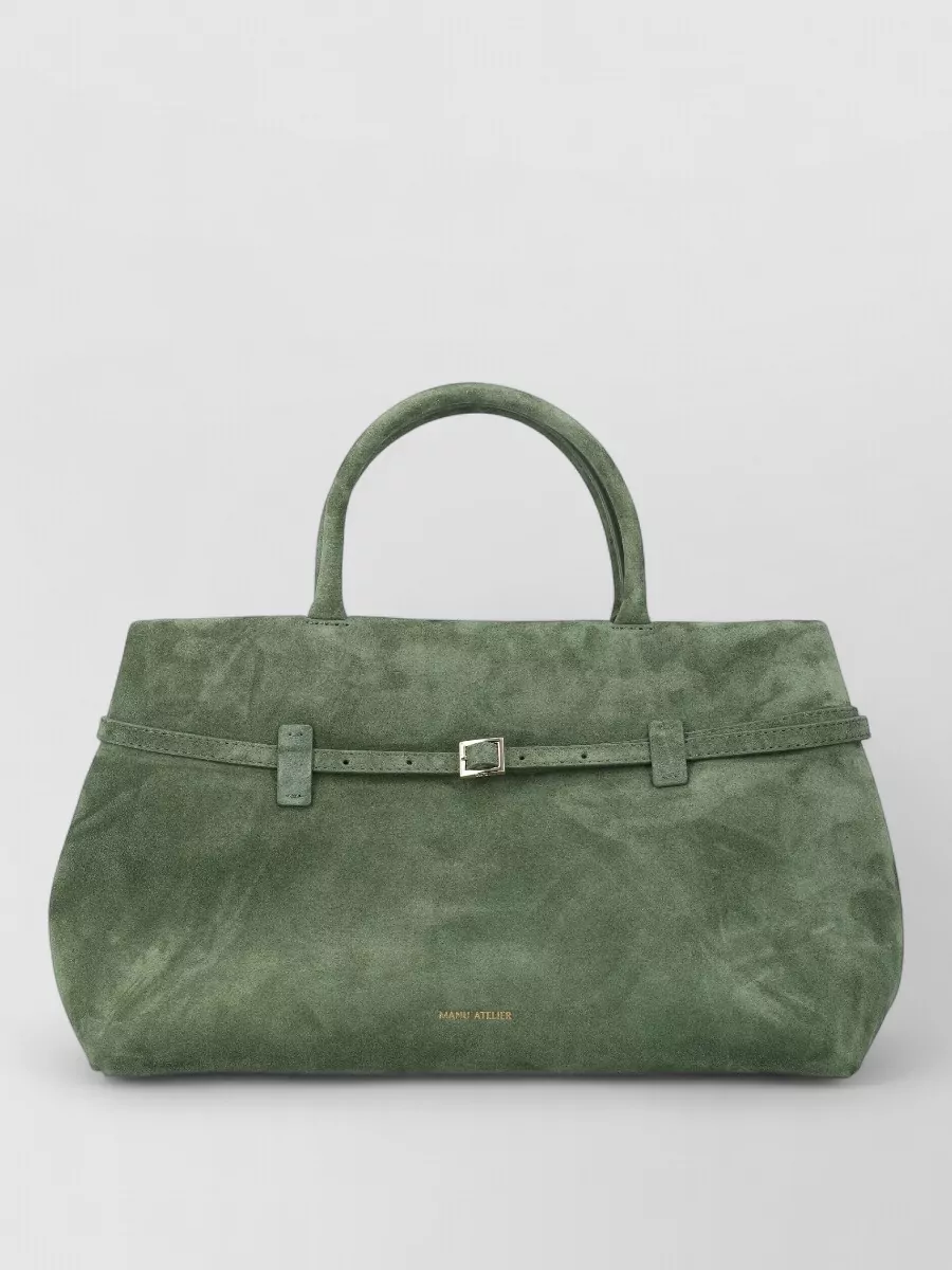 Manu Atelier medium calf leather tote bag