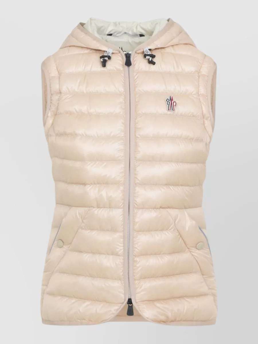 Moncler Grenoble Down Quilted Hooded Parka Coat