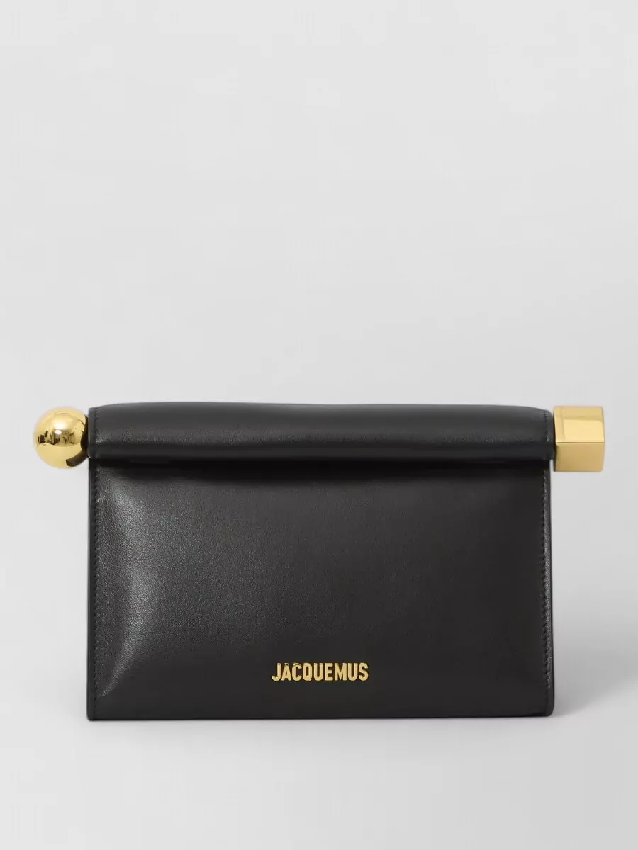 Jacquemus le rond carré mini leather shoulder bag