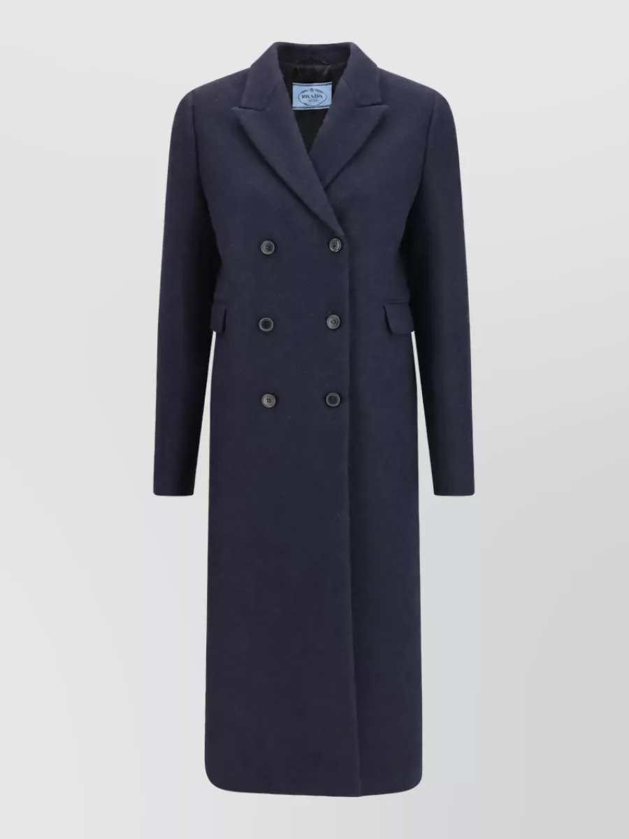 Prada wool double breasted coat