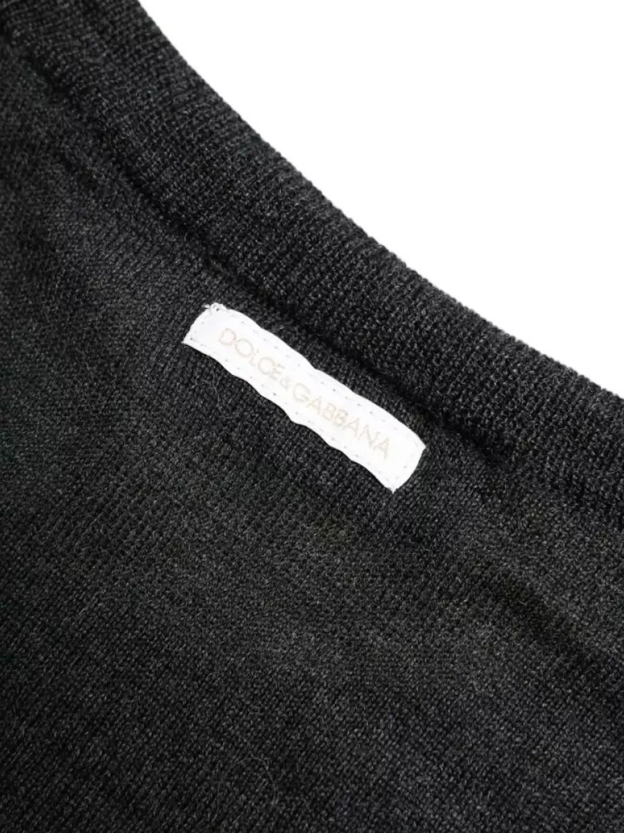 Dolce&Gabbana Wool Crew Neck Sweater
