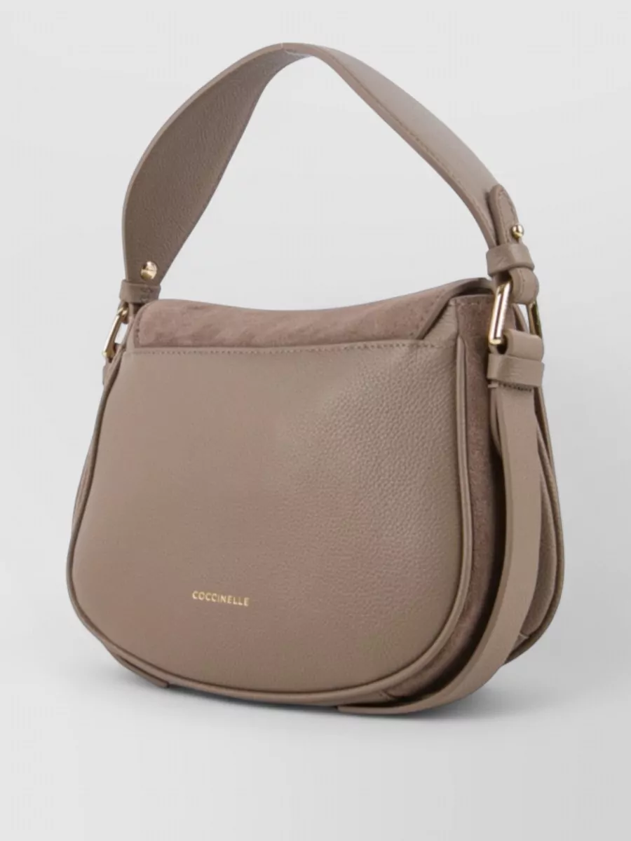Coccinelle Suede Shoulder Bag