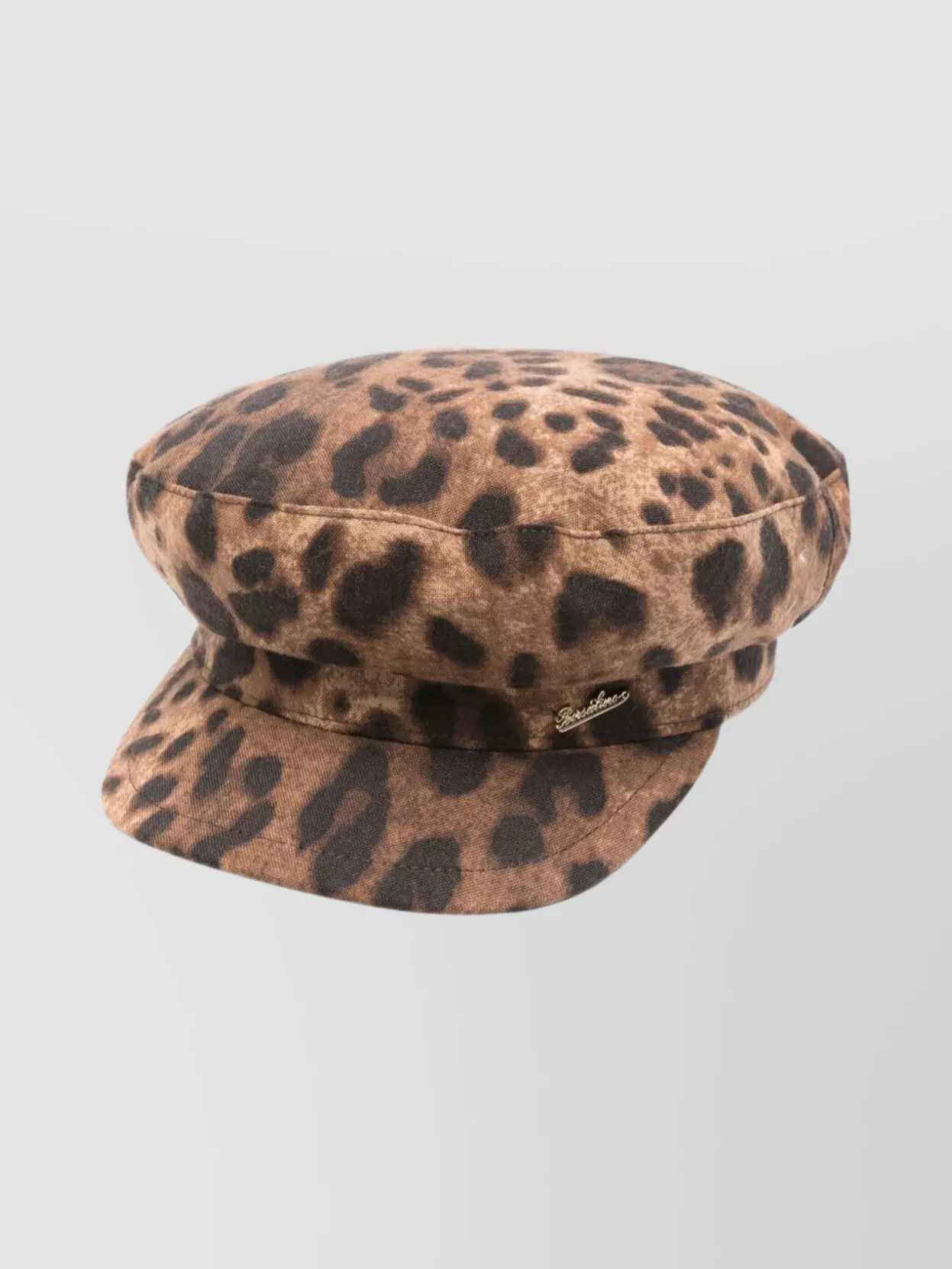 Borsalino Animal Print Wool Cap From Brest