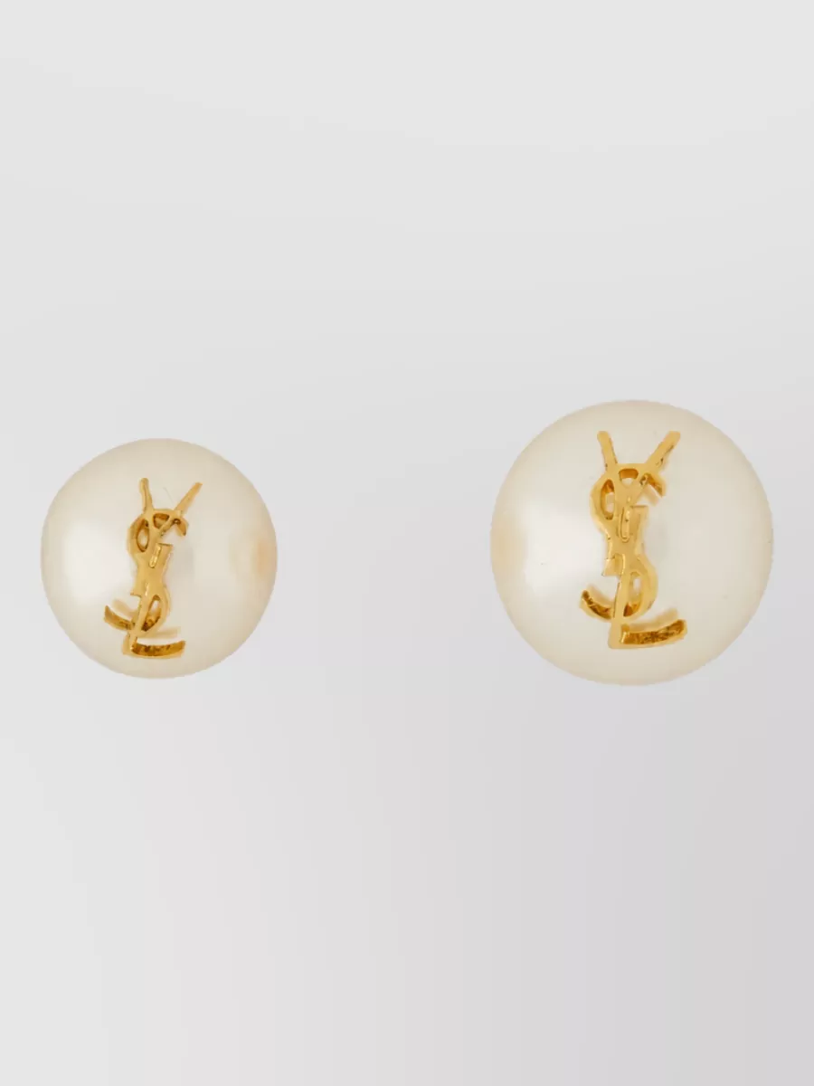 Saint Laurent Asymmetric Earrings