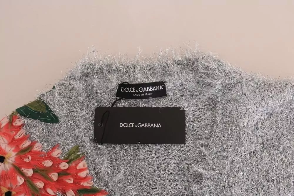 Dolce&Gabbana Floral Appliqué Cardigan