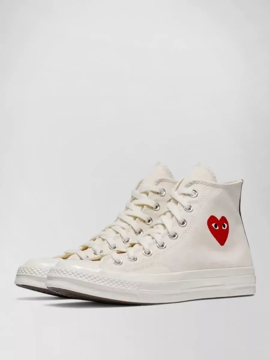 Comme des Garçons Play high-top lace-up sneakers