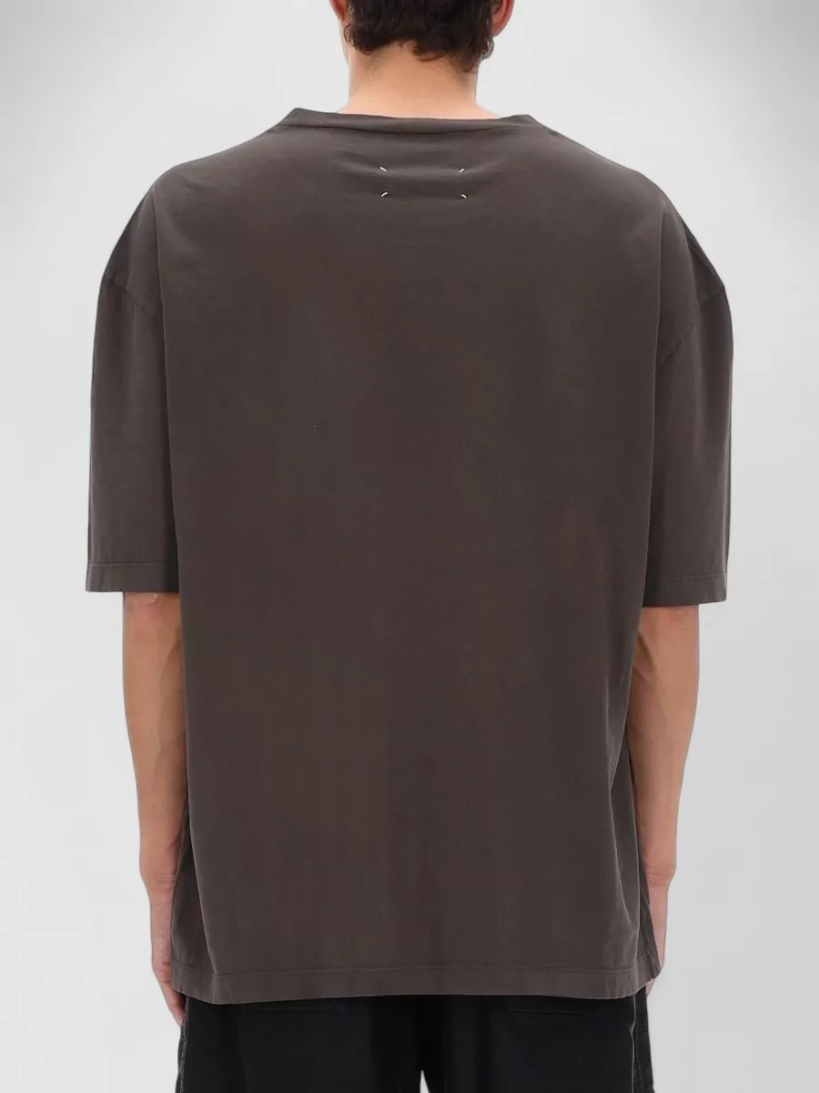 Maison Margiela Graphic Oversized T-Shirt Round Neck