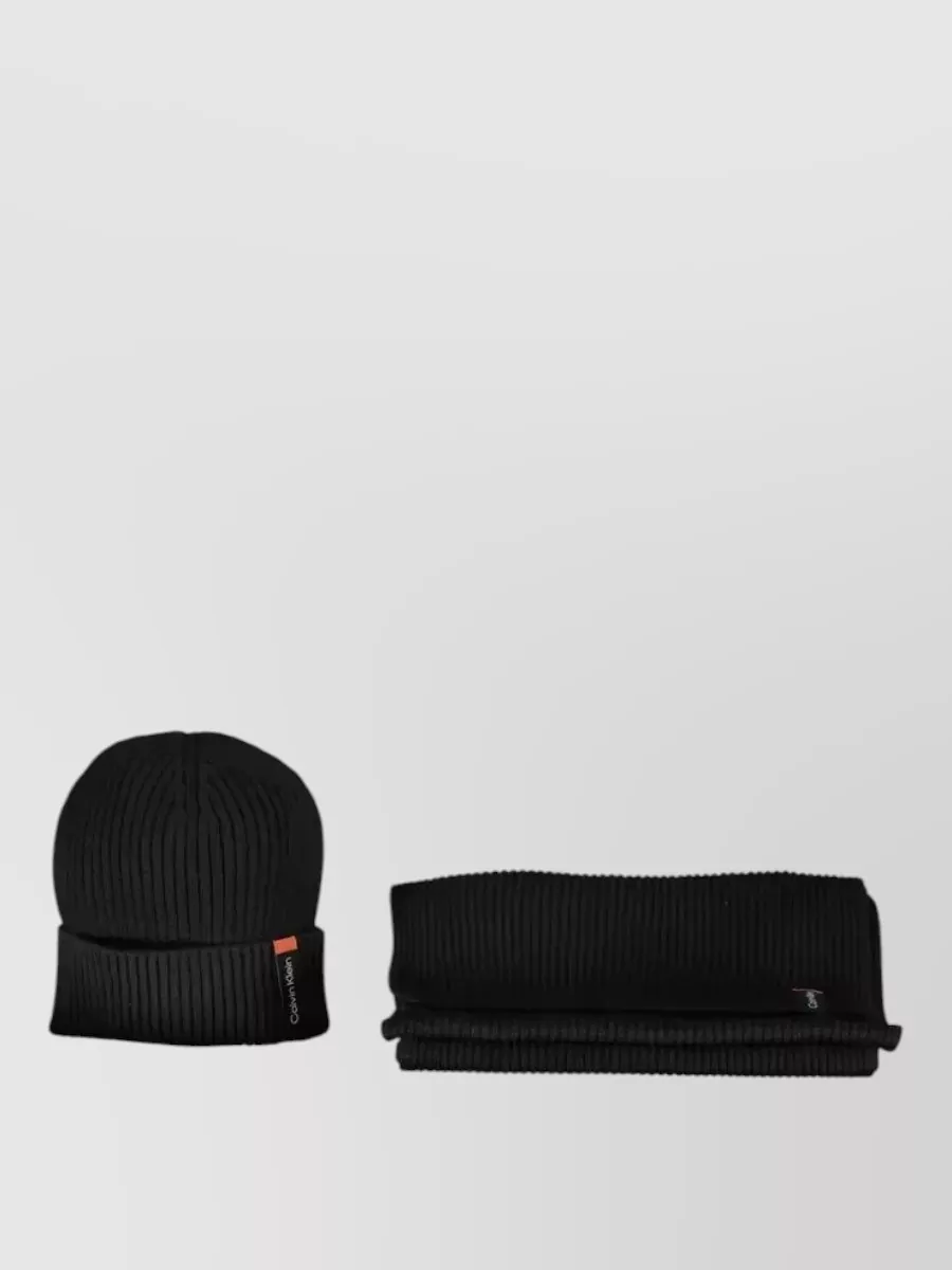 Calvin Klein Ribbed Beanie