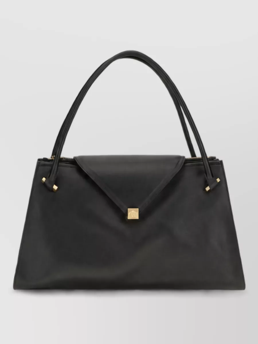 Versace large calf suede tote bag