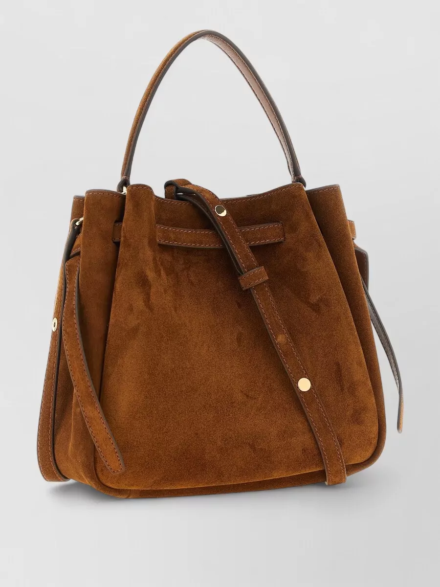 Tory Burch Romy Leather Bucket Bag