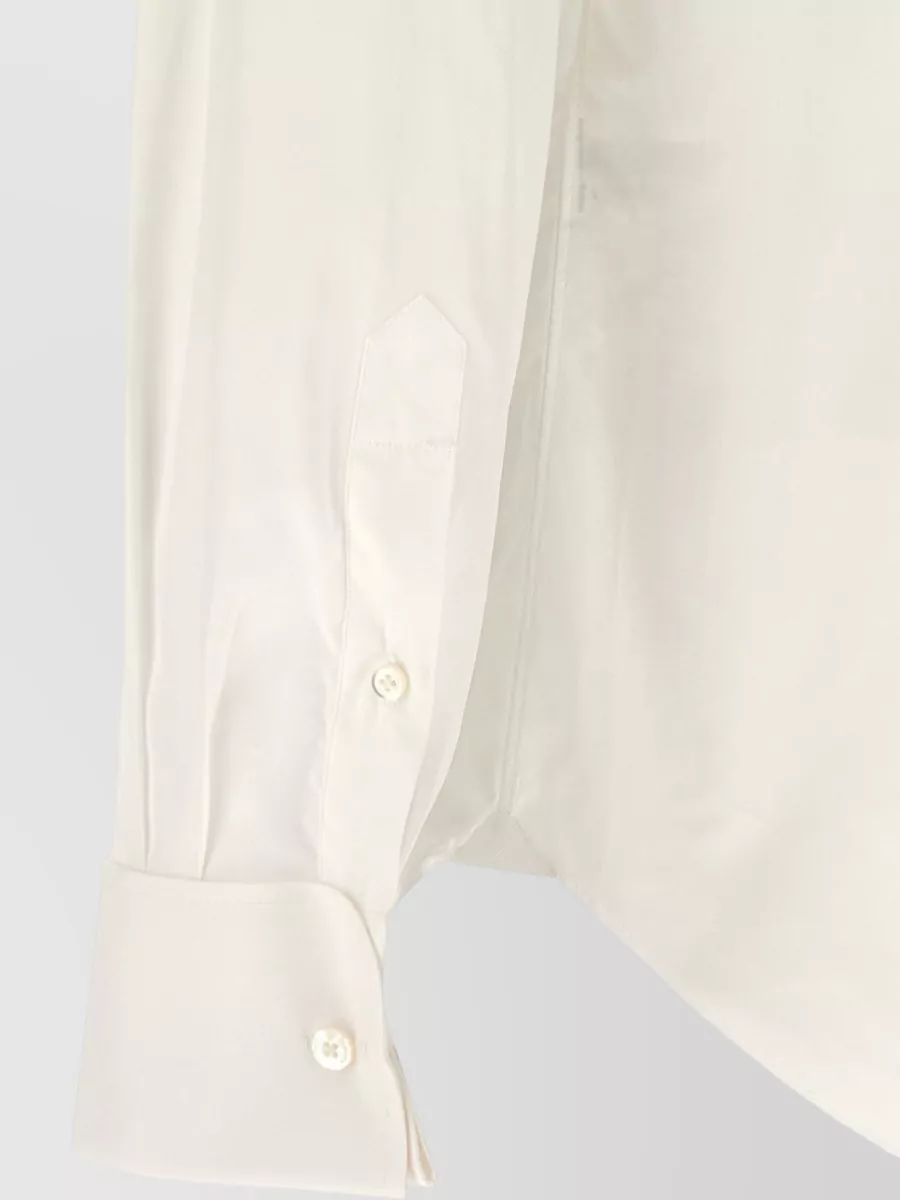 Finamore Cotton Tuxedo Shirt