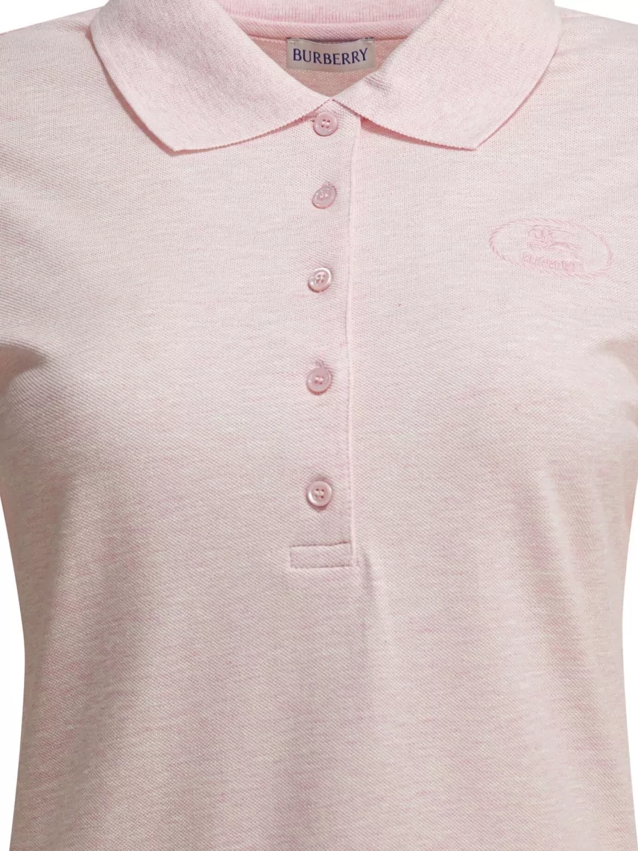 Burberry Cotton Short-Sleeve Polo Knee-Length Dress