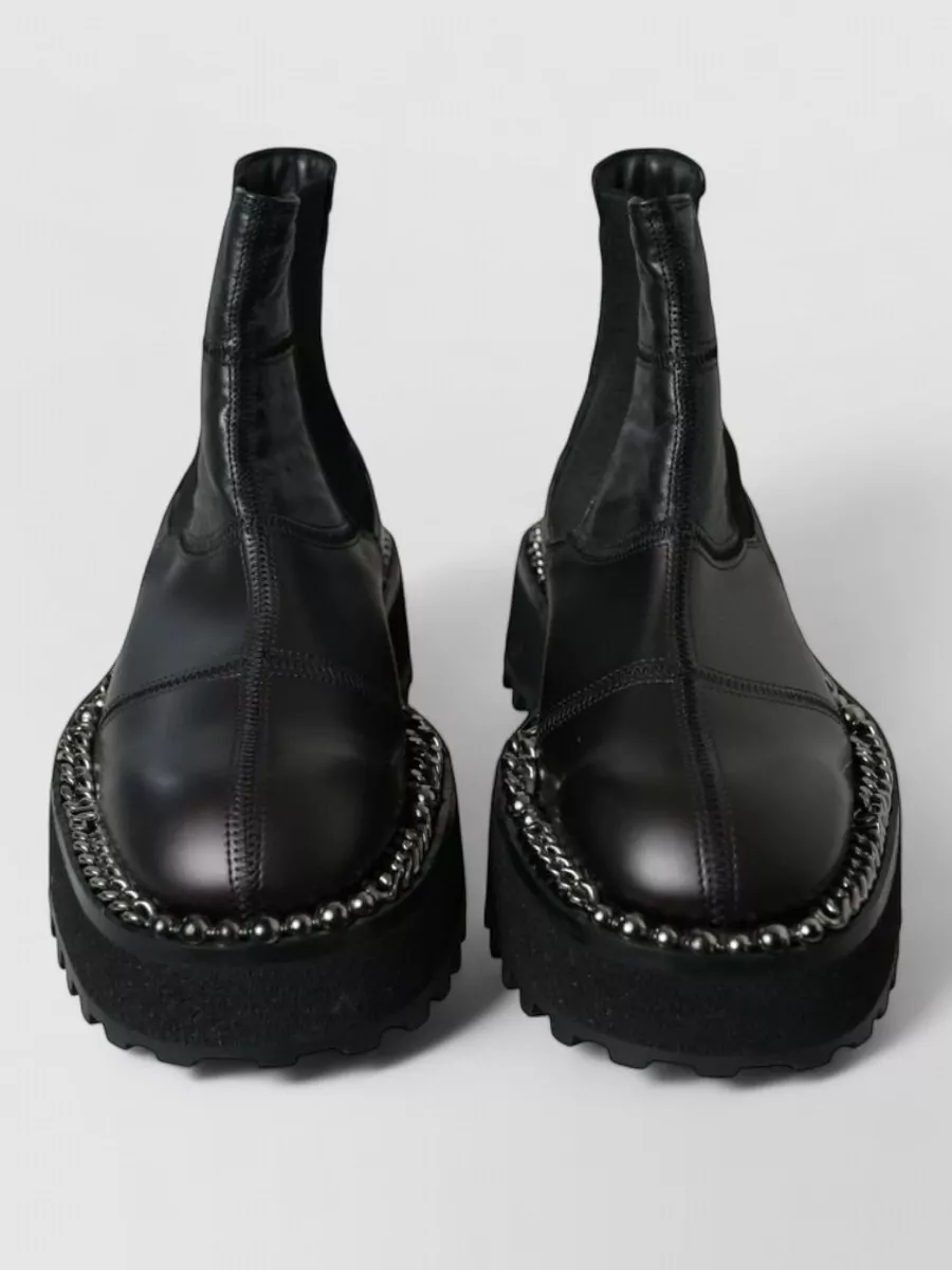 Dolce&Gabbana leather chelsea boots