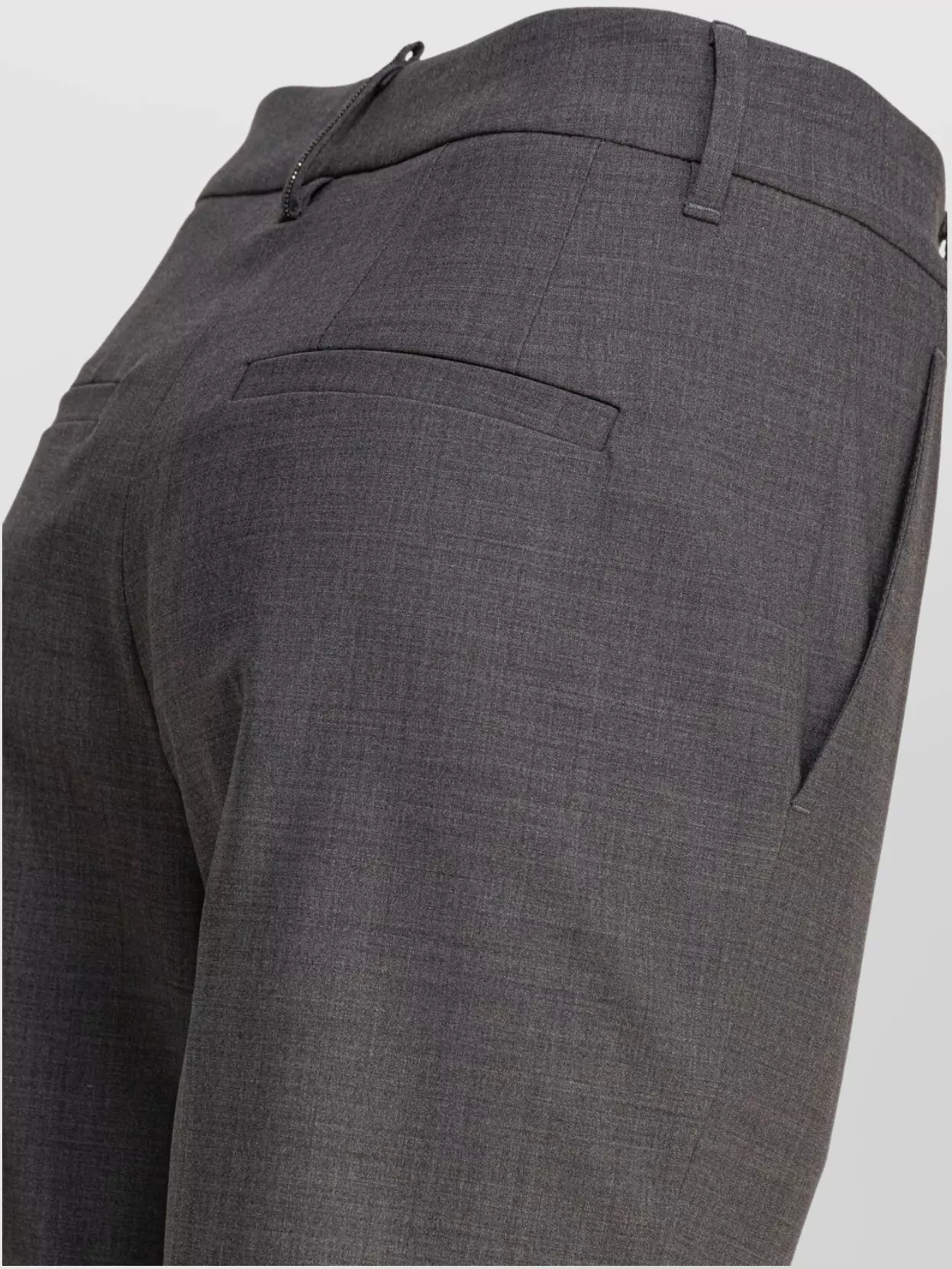 Brunello Cucinelli Tailored Trousers With Back Pockets And Belt Loops