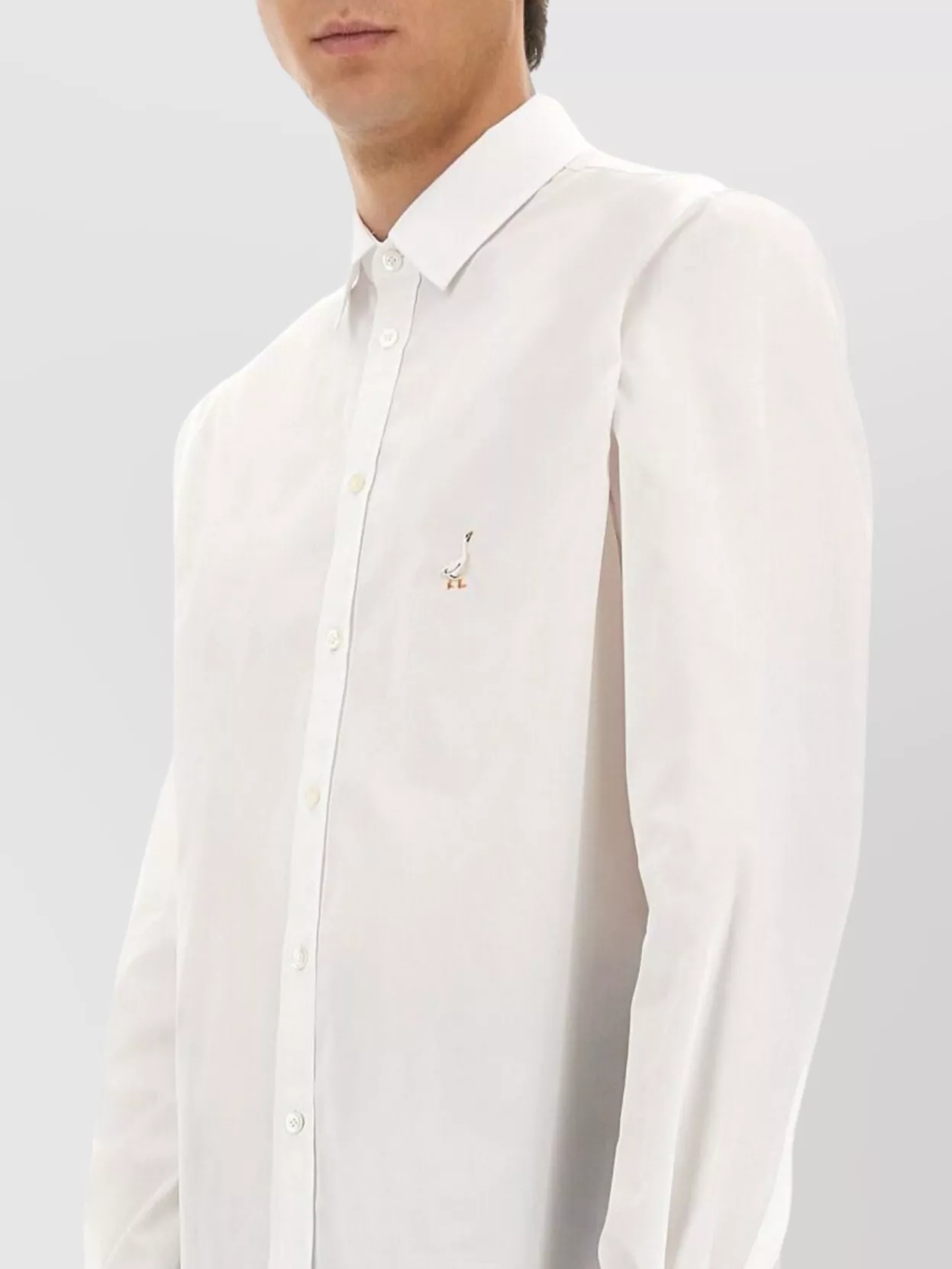 Moschino Shirt With Long Sleeves And Pointed Collar