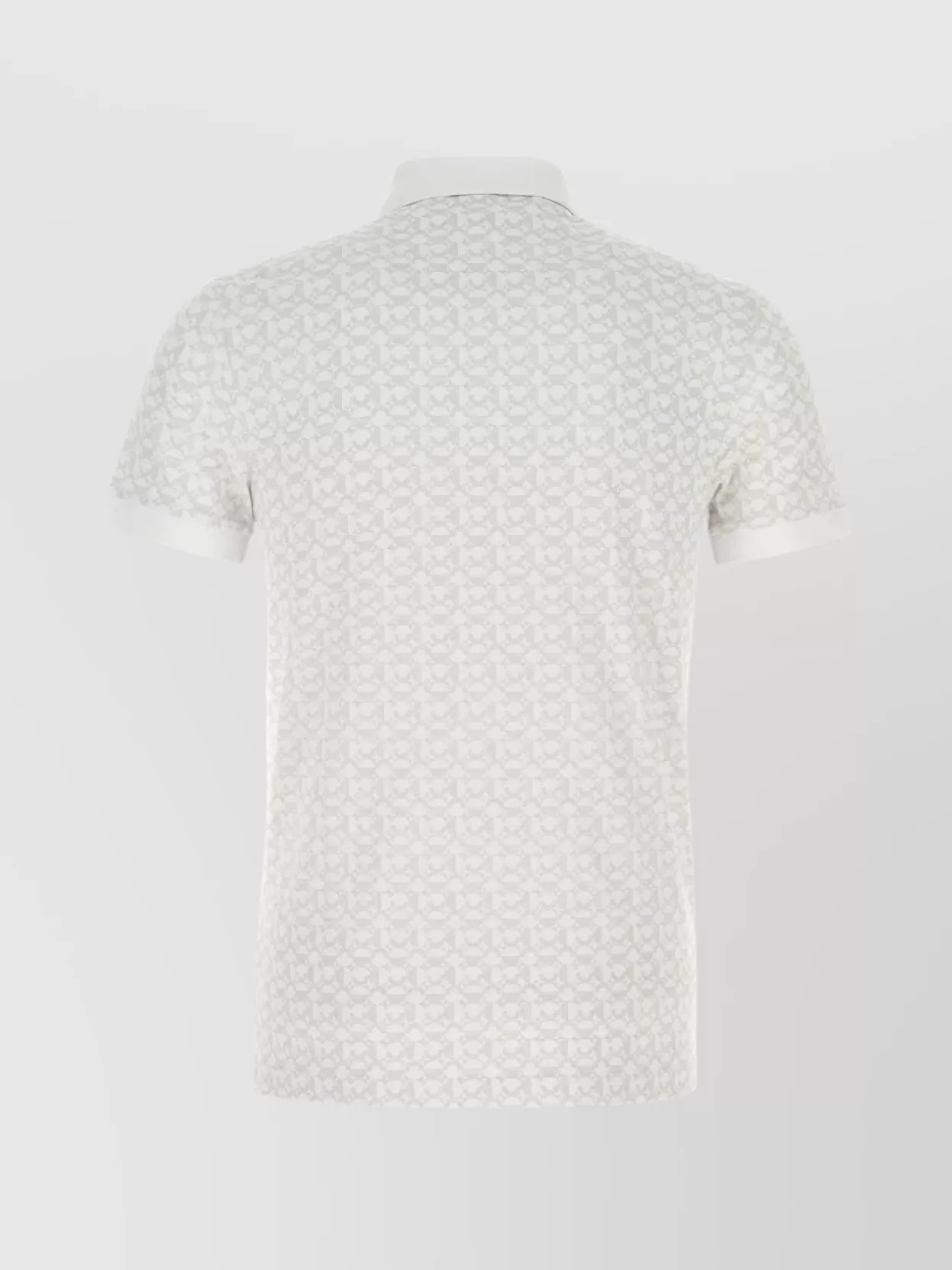 Hugo Boss White Stretch Cotton Polo Shirt In White