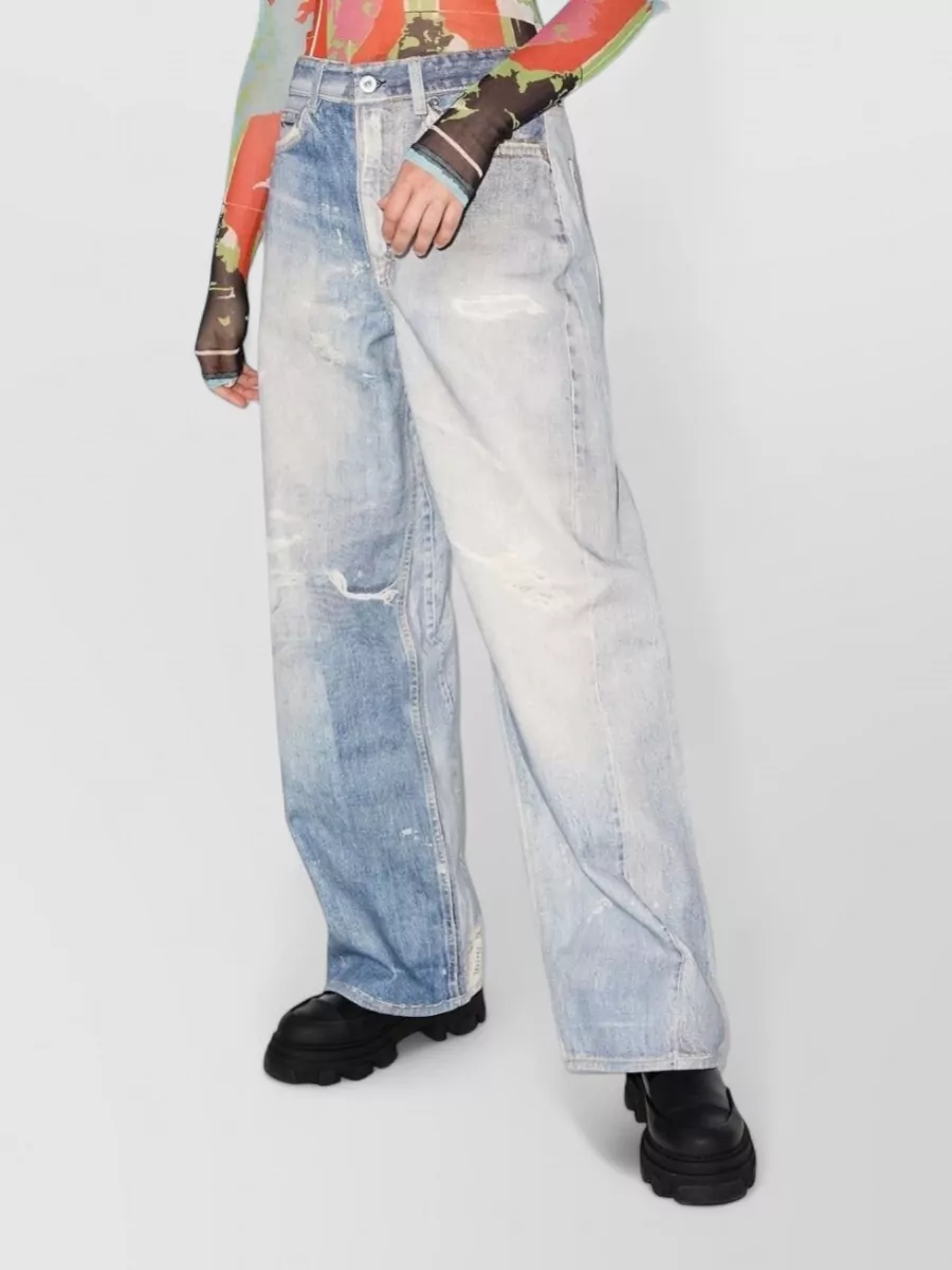 Our Legacy Full Cut Jeans Distressed Faded Five Pocket