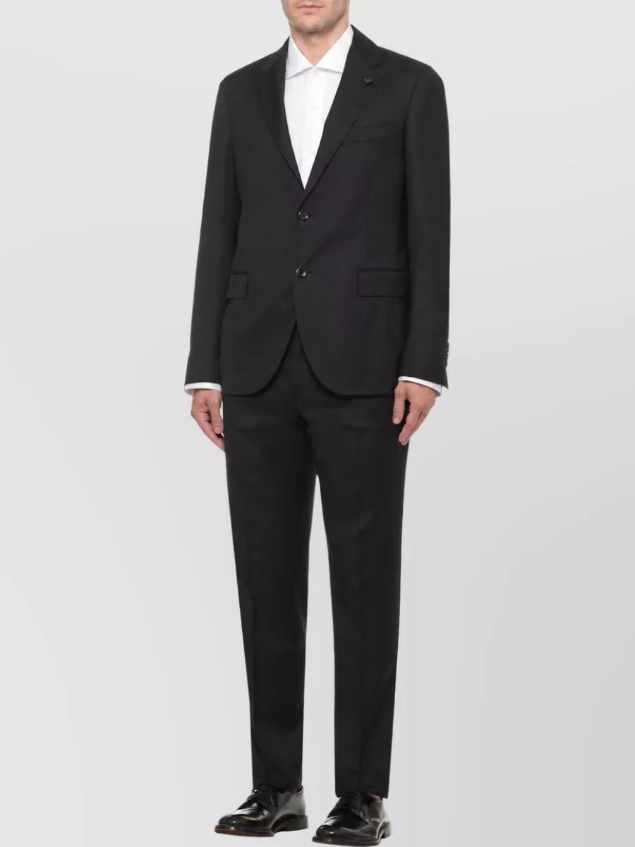 Lardini Virgin Wool Single-Breasted Suit
