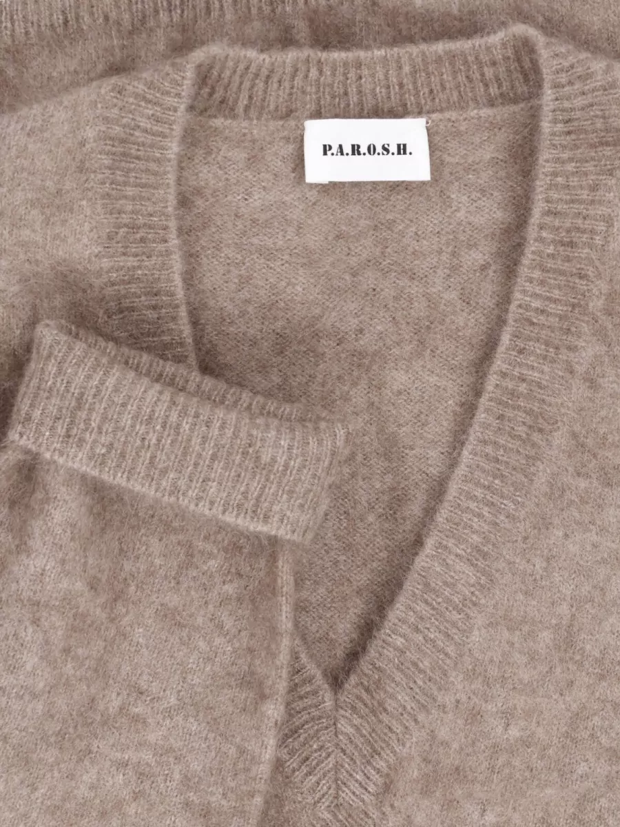 Parosh Wool Yak Crewneck Sweatshirt