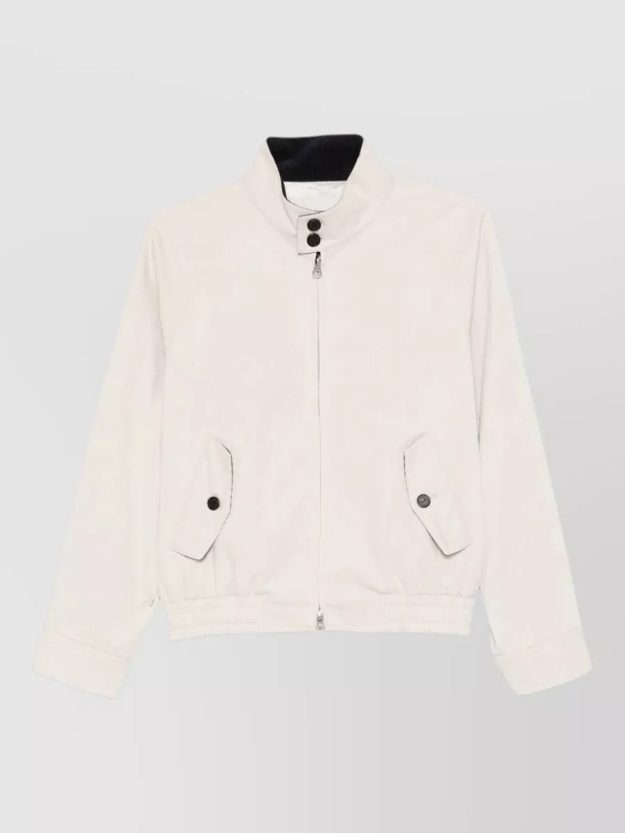 Dunst ribbed cotton bomber jacket