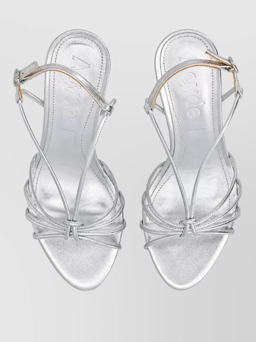 Aeyde Laminated Nappa Leather Sandals