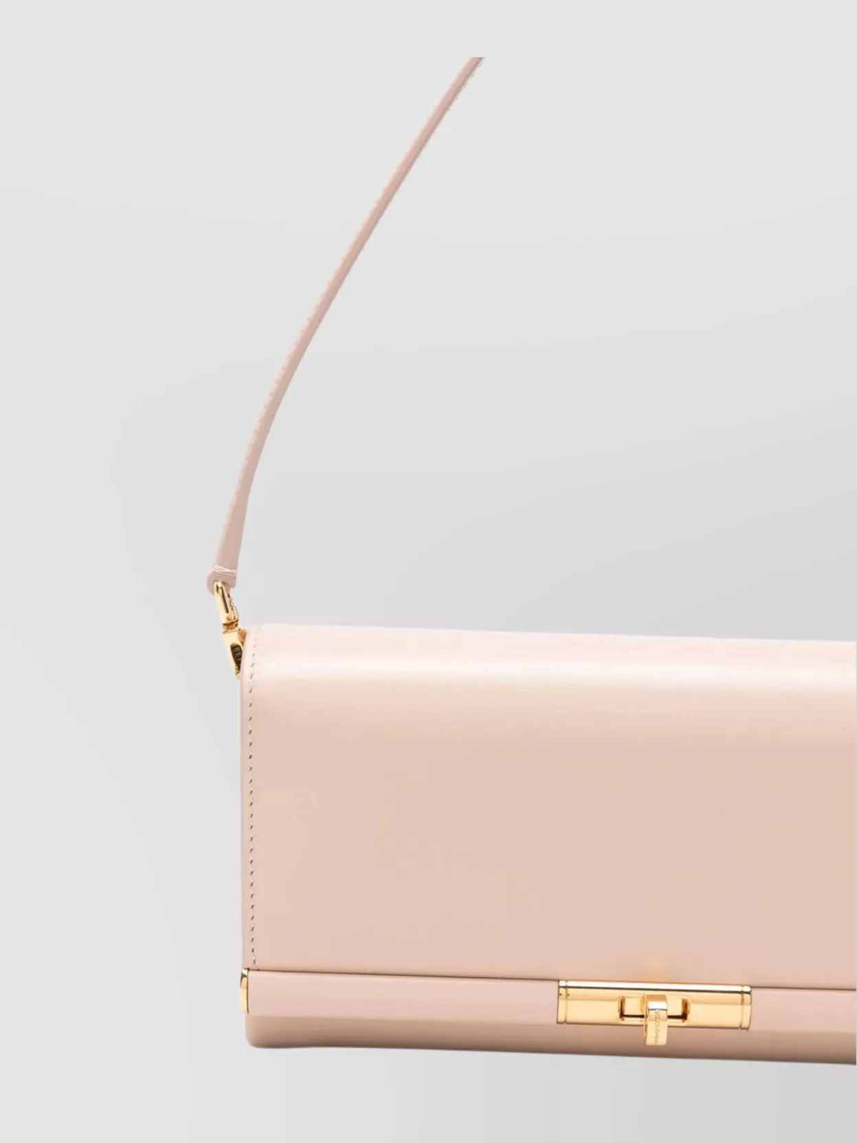 Dolce & Gabbana Marlene Grained Leather Clutch Bag