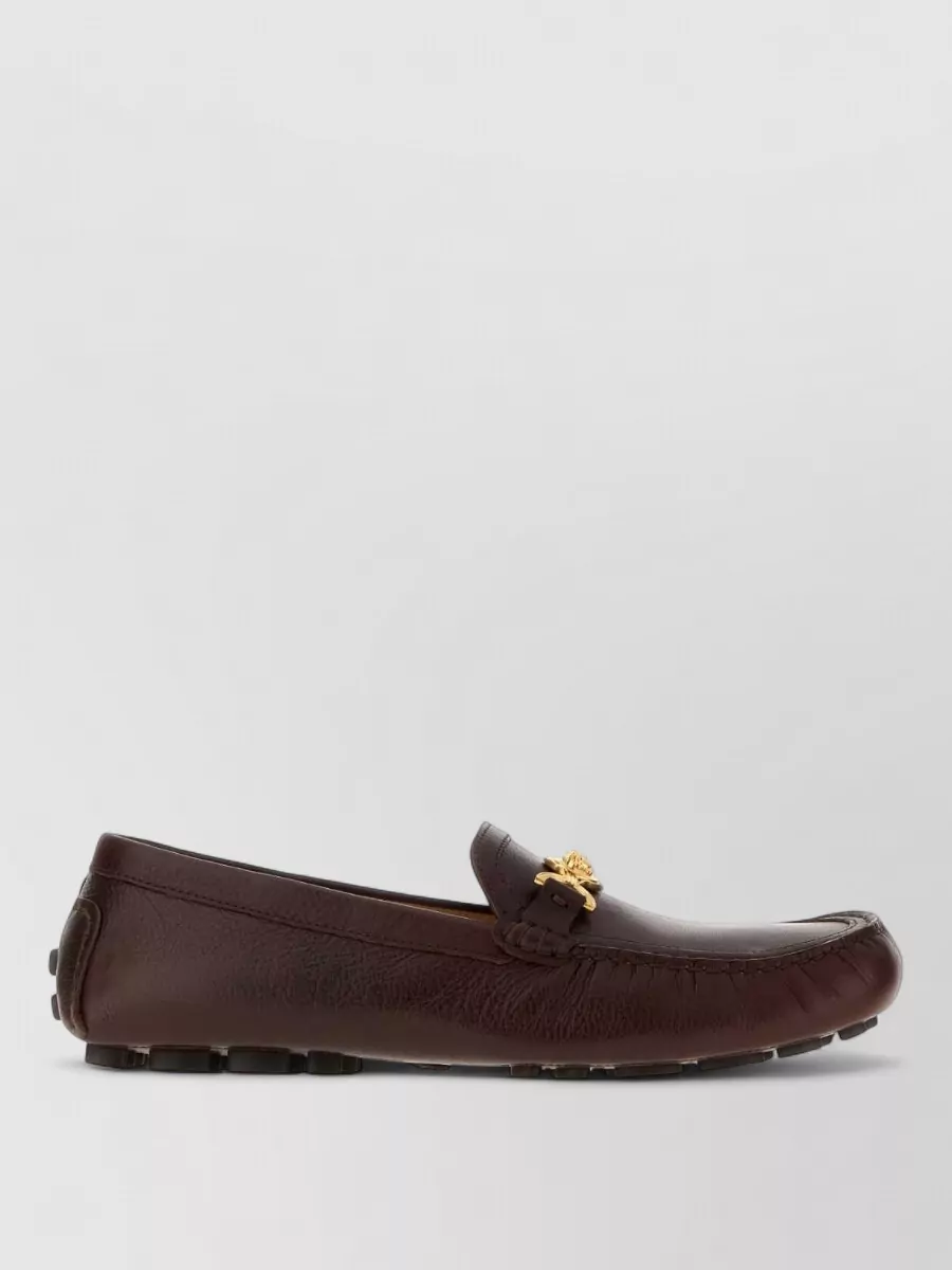 Versace leather loafers