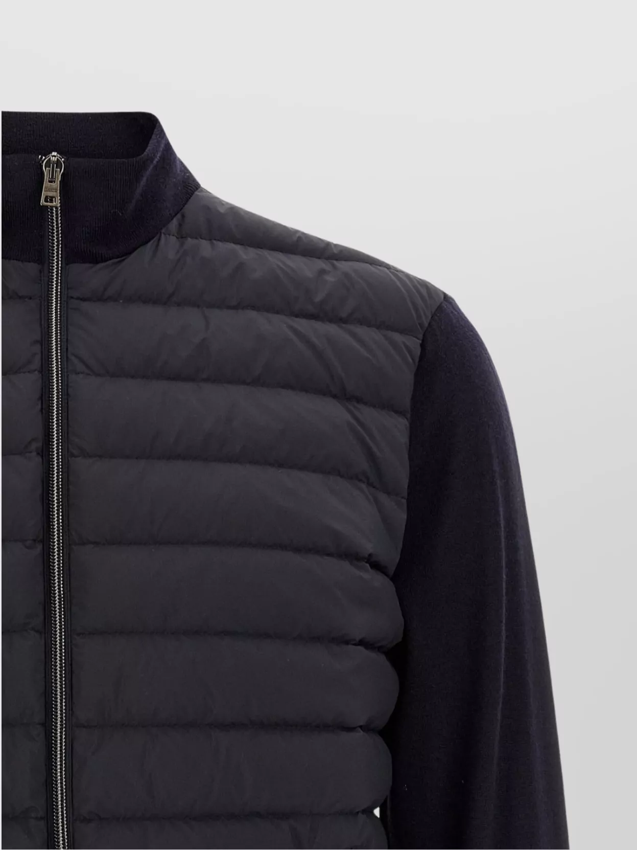 Herno Down Jacket With Padded Design And Ribbed Cuffs