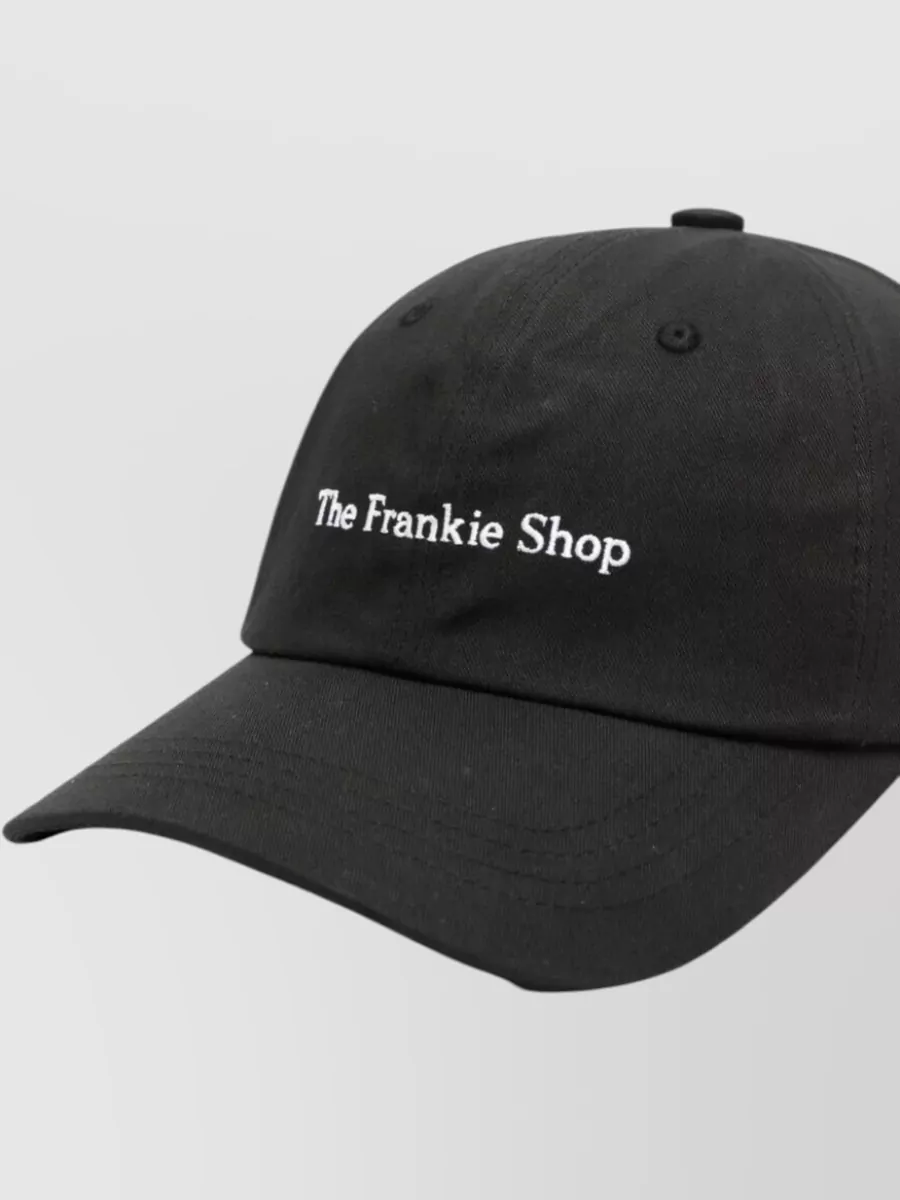 The Frankie Shop Cotton Logo Baseball Cap