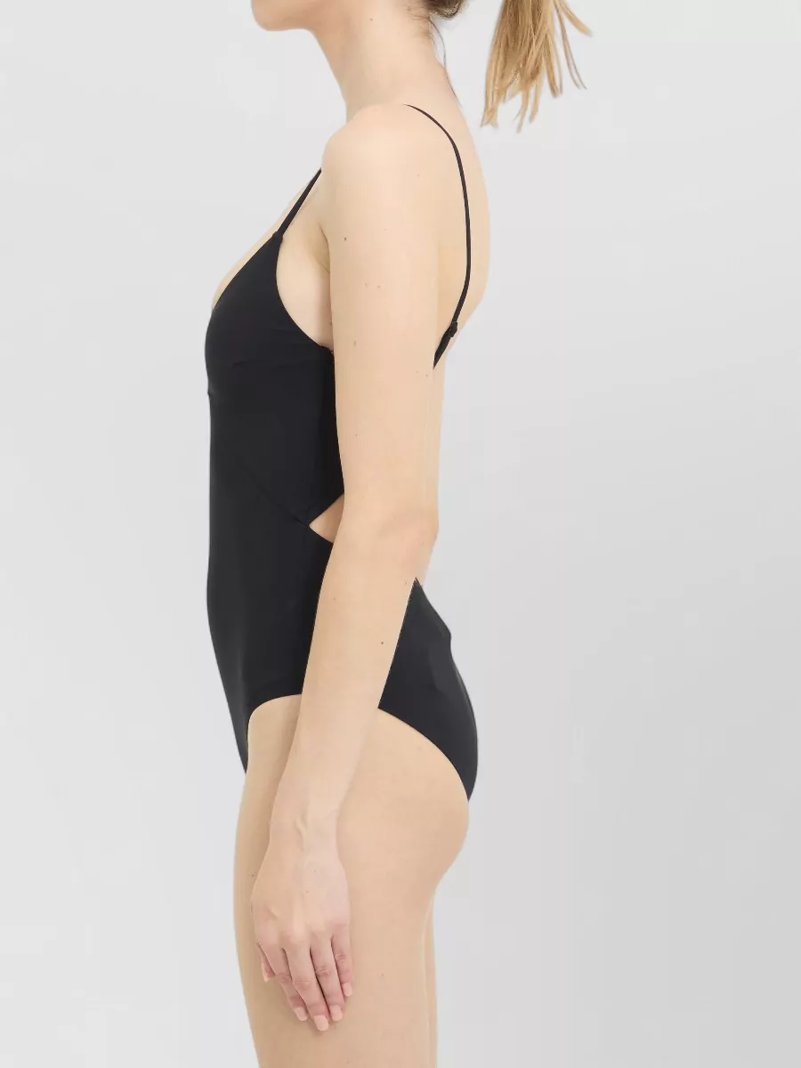 Zimmermann V-Neck Cutout One-Piece Swimsuit