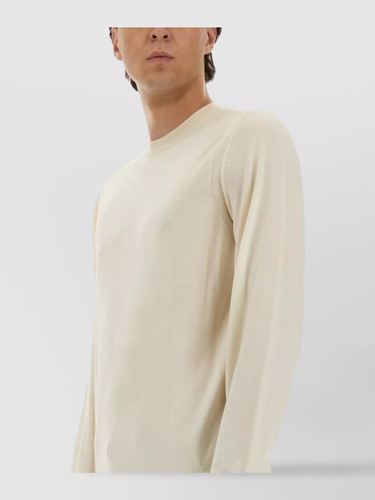 Boss Lightweight Knit Round Neck Sweater