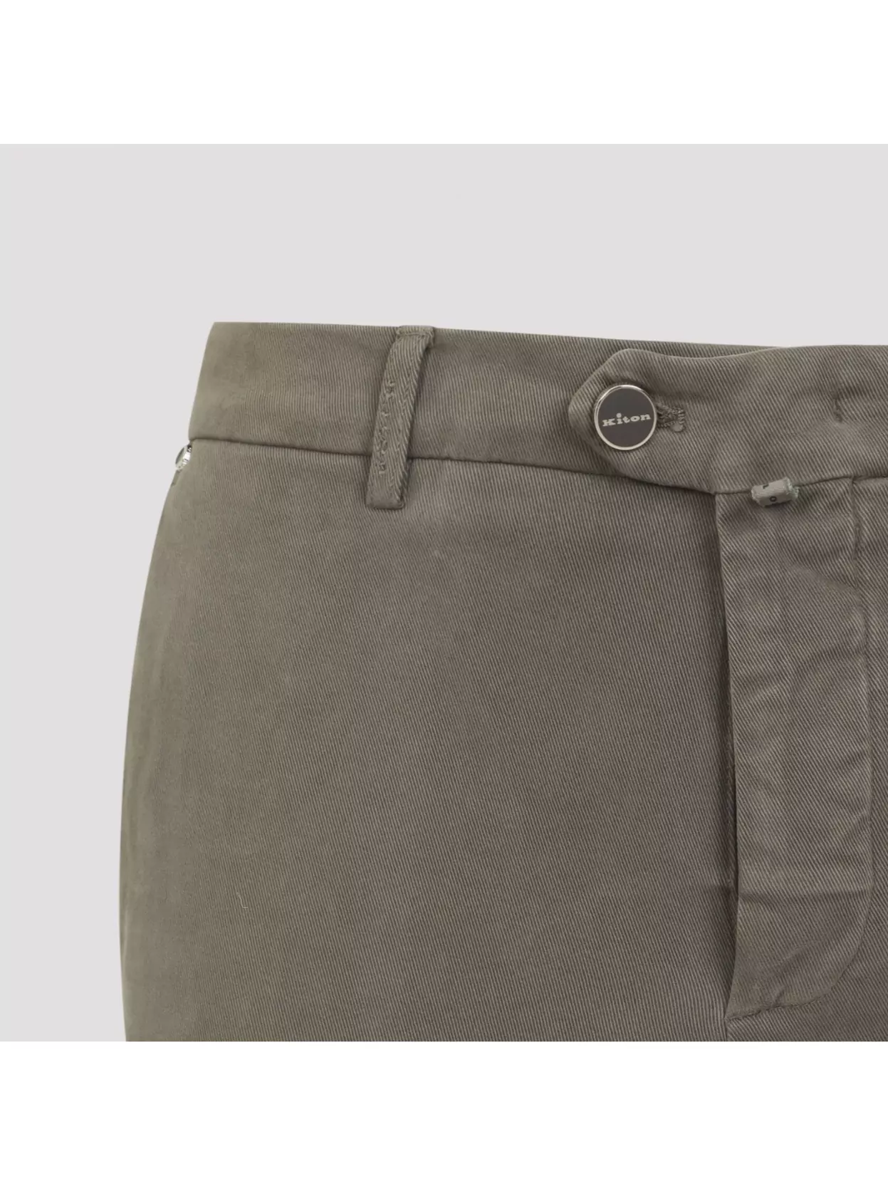 Kiton Tailored Trousers With Pockets And Loops