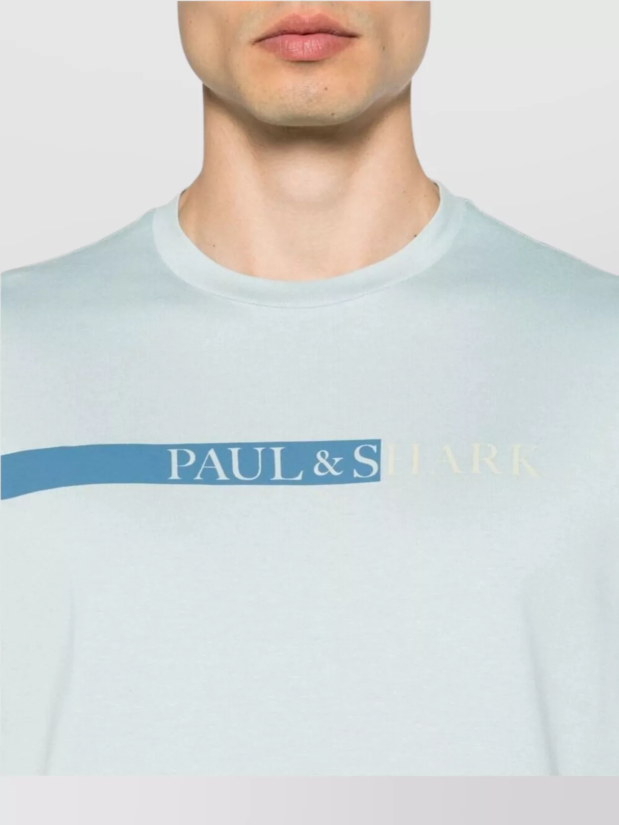 Shop Paul & Shark Printed Crew Neck T-shirt