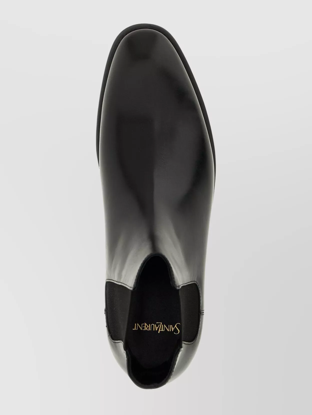 Saint Laurent Ankle Boots With Round Toe And Block Heel