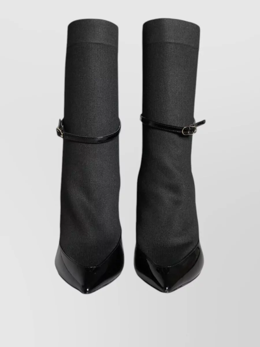 Dolce&Gabbana patent leather sock ankle boots