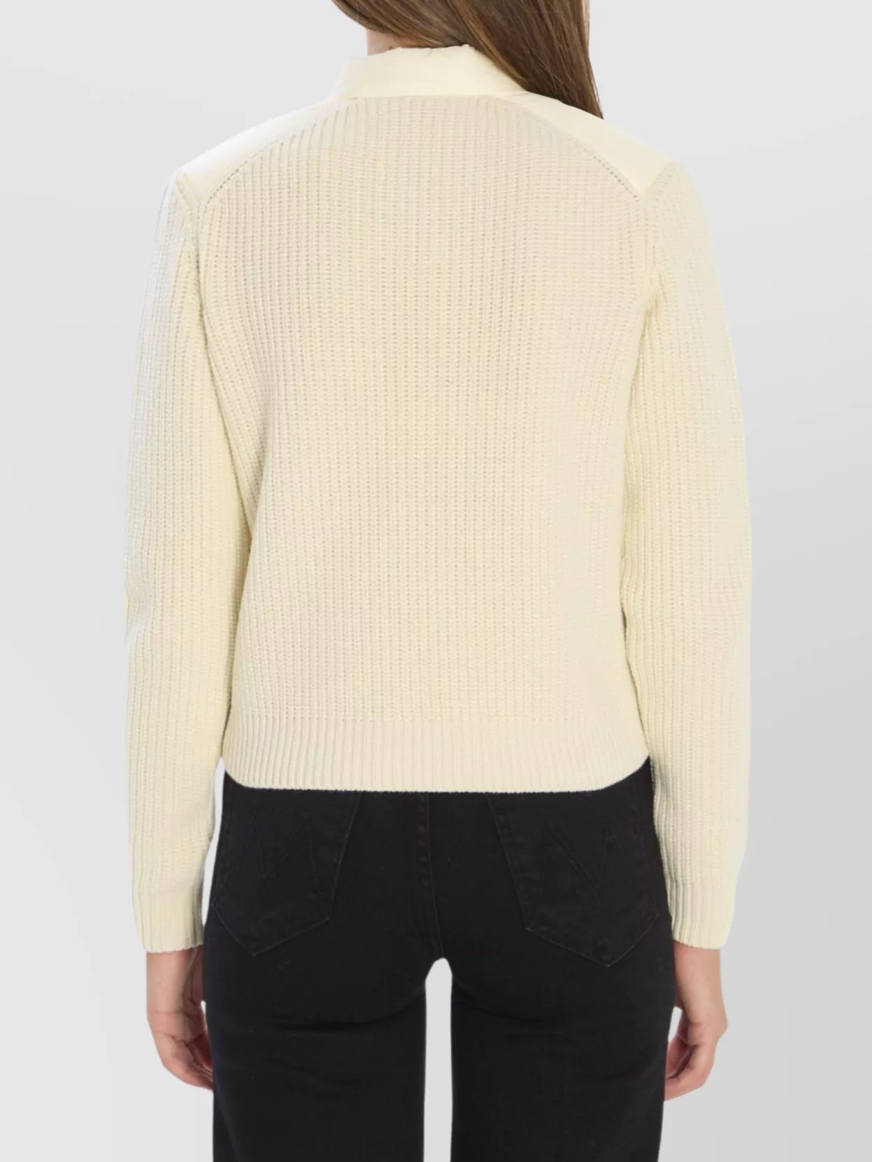 Moncler Cropped Padded Cardigan Zip Pockets