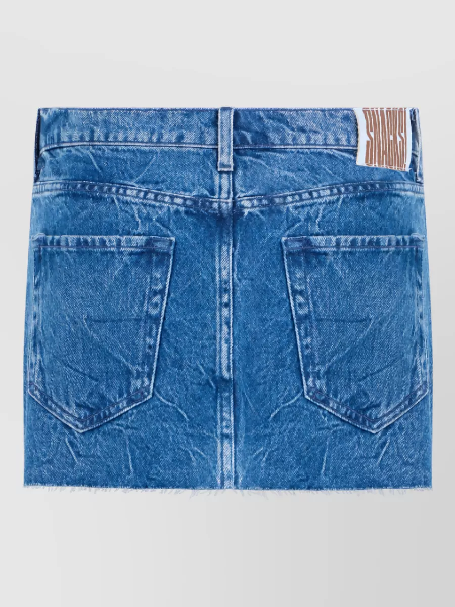 Mother Denim Mini Skirt