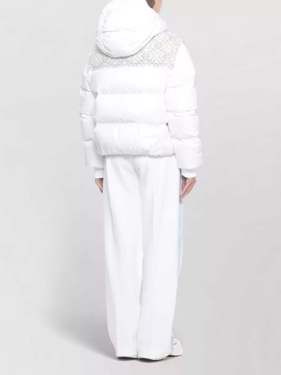 Casablanca Short Quilted Hooded Down Jacket